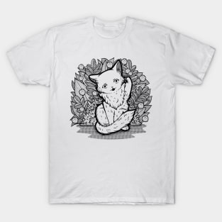 Kitty Final Boss Illustration T-Shirt